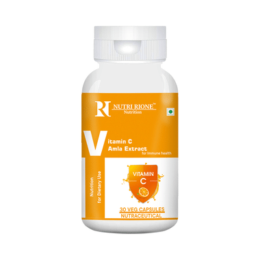 NutriRione Vitamin C Amla Extract Veg Capsule for Immune Health