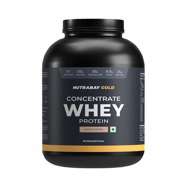 Nutrabay Concentrate Whey Protein Powder Cold Coffee