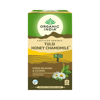 Organic India Tulsi Honey Chamomile Green Tea