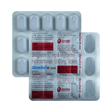 Zensita M 50mg/1000mg Tablet
