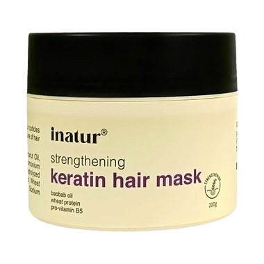 Inatur Damage Control Keratin Hair Mask for Damage Control, Provides Strength