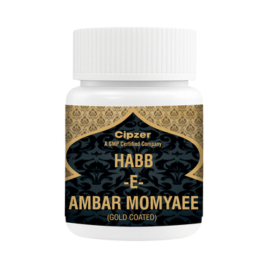 Cipzer Habb-E-Ambar Momyaee (Gold Coated) Pill