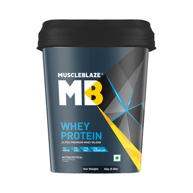 MuscleBlaze Whey Isolate Protein Blend Powder | Added Digestive Enzymes & Glutamic Acid | For Muscle Gain | Supports Nutrition Vanilla