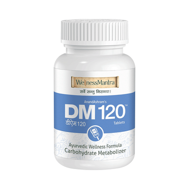 Wellness Mantra AnandAshram's DM 120 Carbohydrate Metabolizer Tablet