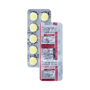 Cardilox 12.5 Tablet