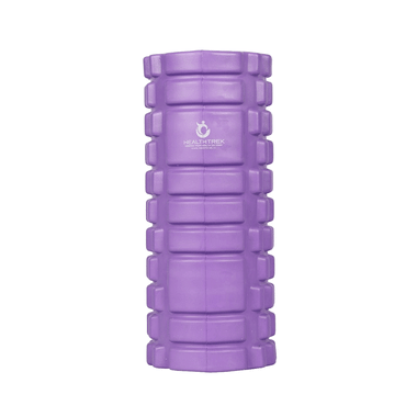 Healthtrek Yoga Foam Roller For Trigger Points (33 CM) Purple