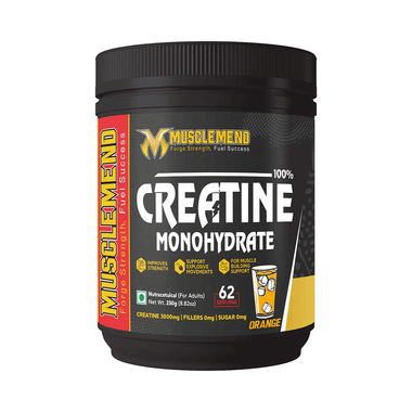 Musclemend 100% Creatine Monohydrate Powder Orange