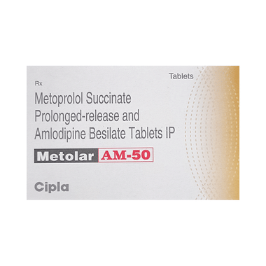 Metolar AM 50 Tablet PR