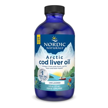 Nordic Naturals Arctic Cod Liver 1060mg Omega 3 For Heart & Brain Health Unflavored