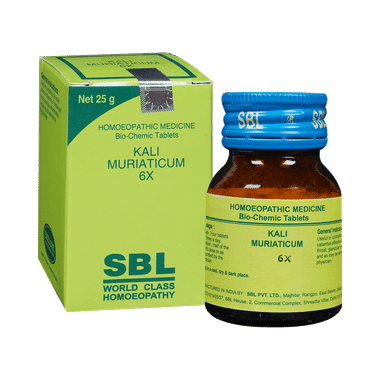 SBL Kali Muriaticum Biochemic Tablet 6X