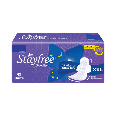 Stayfree Dry-Max All Night Ultra-Dry