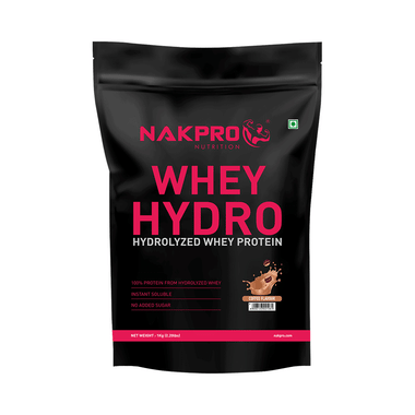 Nakpro Nutrition Whey Hydro Hydrolyzed Whey Protein Powder Coffee