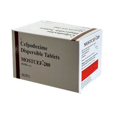 Mostcef 200 Tablet DT