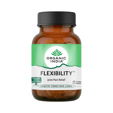 Organic India Flexibility Veg Capsule | Relieves Joint Pain
