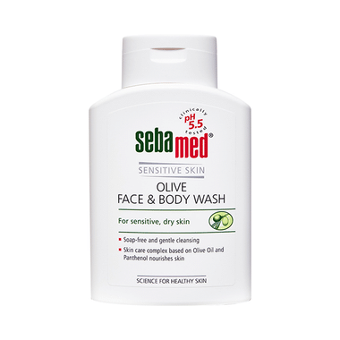 Sebamed Olive Face & Body Wash With Panthenol | For Sensitive & Dry Skin