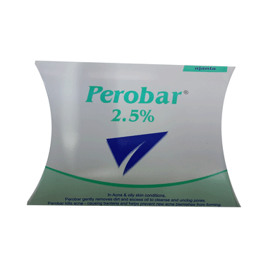 Perobar 2.5% Benzoyl Peroxide Cleansing Bar | For Acne & Skin Infections