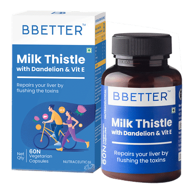 BBetter Milk Thistle With Dandelion & Vitamin E Capsule