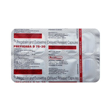 Prefigaba D 75-20 Capsule DR