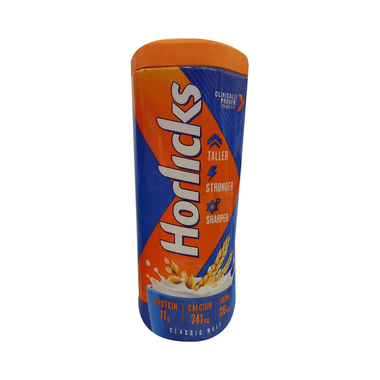 Horlicks Horlicks Health And Nutrition Drink With Vitamin C, D & Zinc | For Bones, Energy & Metabolism | Classic Malt