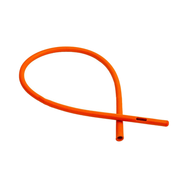 HealthAndYoga Rubber Colon Tube Close End 34 FR