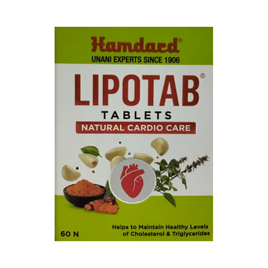 Hamdard Lipotab Tablet For Heart Health & Cholesterol Management