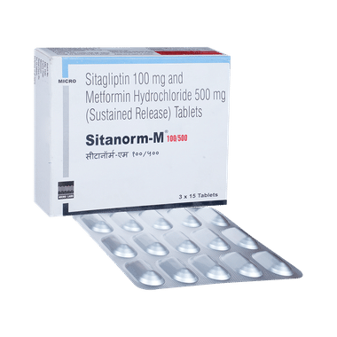 Sitanorm-M 100mg/500mg Tablet