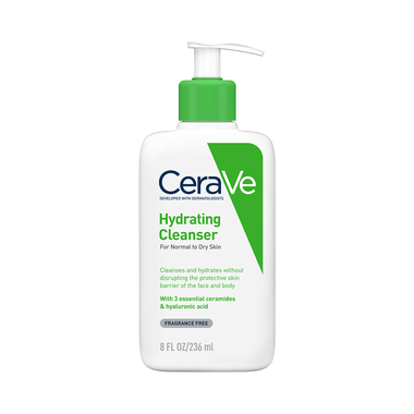CeraVe Hydrating Cleanser For Normal & Dry Skin