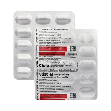 Vysov-M 500mg/50mg Tablet