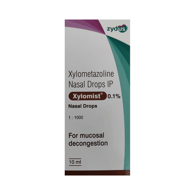 Xylomist 0.1% Nasal Drops for Mucosal Decongestion