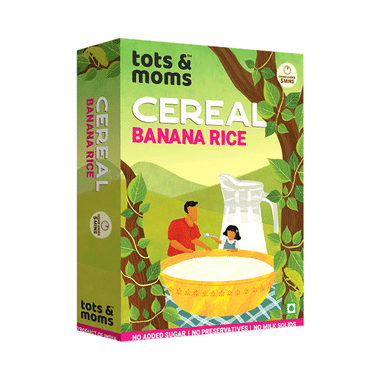 Tots And Moms Organic Cereal 6 Month+ Cereal Banana Rice