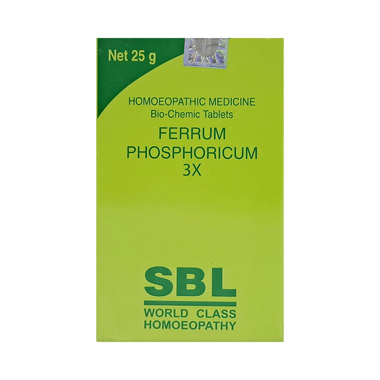 SBL Ferrum Phosphoricum Biochemic Tablet 3X