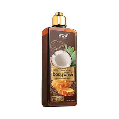 WOW Skin Science Pineapple & Fresh Coconut Water Foaming Body Wash