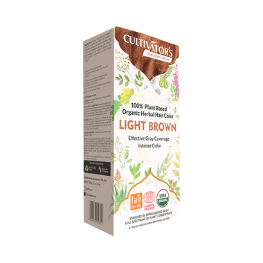 Cultivator's Organic Herbal Hair Color Light Brown