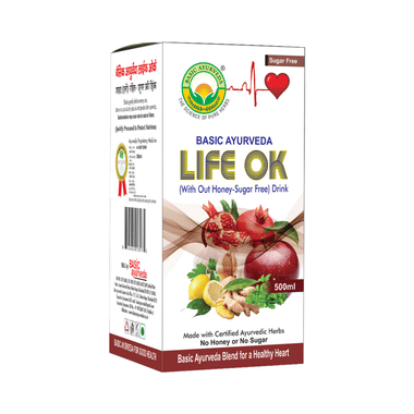 Basic Ayurveda Life Ok Drink For Healthy Heart | Sugar-Free