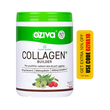 Oziva Plant-Based Collagen Builder | Nutrition Care Powder Guava