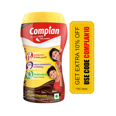 Complan Nutrition Drink Powder For Children | Nutrition Drink For Kids With Protein & 34 Vital Nutrients | Royale Chocolate