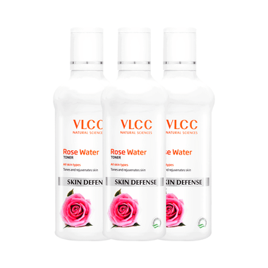 VLCC Skin Defense Rose Water Toner (100ml Each)