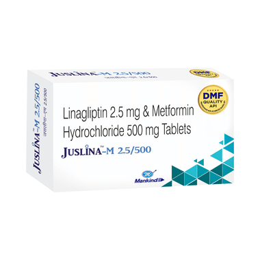 Juslina M 500mg/2.5mg Tablet