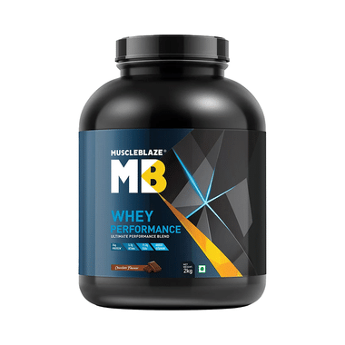 MuscleBlaze Chocolate Flavour | Whey Performance Blend For Lean Muscles, Endurance & Strength