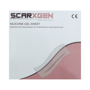 Scarxgen Silicone Gel Sheet 16.4cm X 7.2 Cm