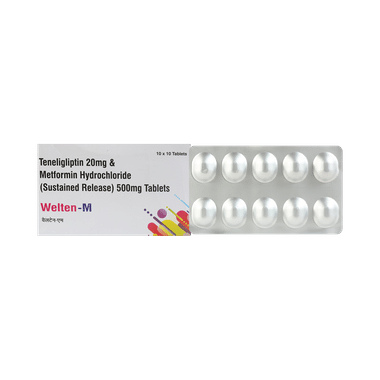 Welten M 500mg/20mg Tablet