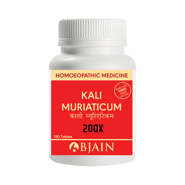 Bjain Kali Muriaticum Biochemic Tablet 200X