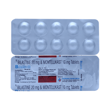 Bilaset M 20mg/10mg Tablet