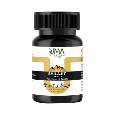 Uma Ayurveda Shilajit Veg Capsule