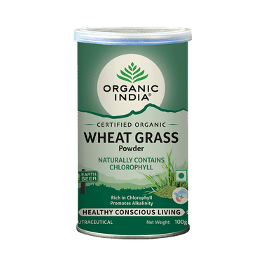 Organic India Wheat Grass Powder | Supports Energy & Immunity