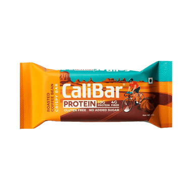 CaliBar Protein Crispy Bar (40gm Each) Roasted Coffee Bean