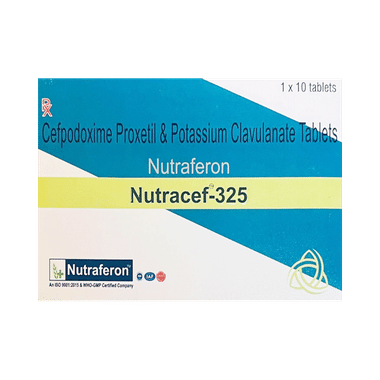 Nutraferon Nutracef 325 Tablet