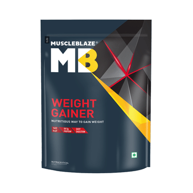 MuscleBlaze Weight Gainer | With Added Digezyme for Muscle Mass | Flavour Chocolate