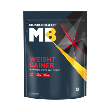 MuscleBlaze Weight Gainer | With Added Digezyme For Muscle Mass | Flavour Chocolate