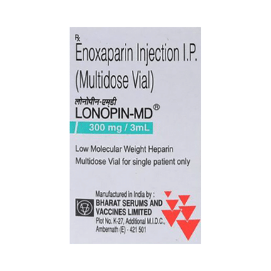 Lonopin Lonopin-MD (Multidose Vial) 300mg/3ml Injection